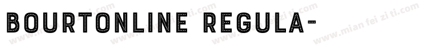 BourtonLine Regula字体转换